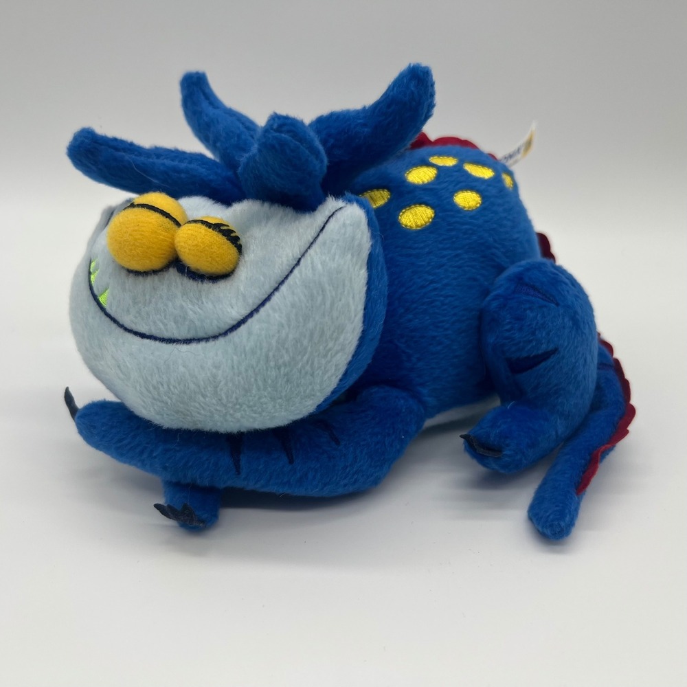Protonix Pharmaceutical Promo Plush Dragon Mascot Blue 40mg Advertising Toy